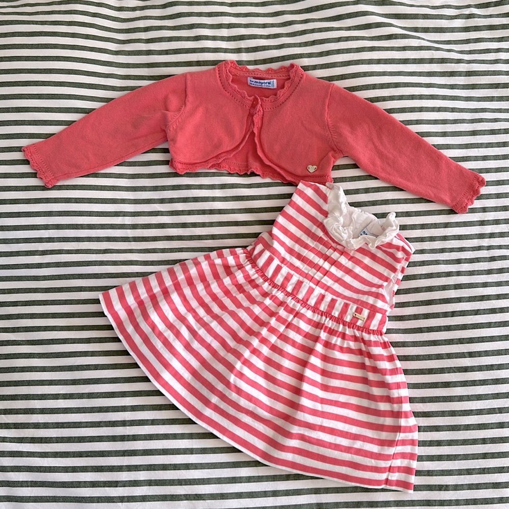 Mayoral - Adorable baby summer girls dress- worn for 1 photo